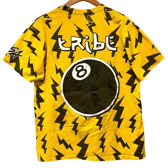 Vintage Stussy All Over Print Short Sleeve T-Shirt Men’s Sz M - Picture 2 of 5